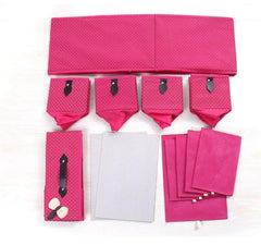 StorageMart Storage Wardrobe Organizer, Multicolor, 3 Layer 5 Drawer, Rectangular, 8.66 X 11.81 X 14.96 Inches - StorageMart