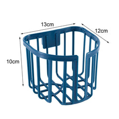 StorageMart Toilet Paper Holder Bathroom ,Tissue Roll Wall Mounted |14 x 13.5 x 10 Cm | Multi Color |Plastic - StorageMart