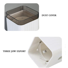 StorageMart Wall Mount Bathroom Cup Holder for 3oz to 6oz Paper & Plastic Cups & Mouthwash Cups, Pull Type Water Cooler Cup Dispenser | 21.5 x 18 x 9.5 CM | Plastic |White - StorageMart